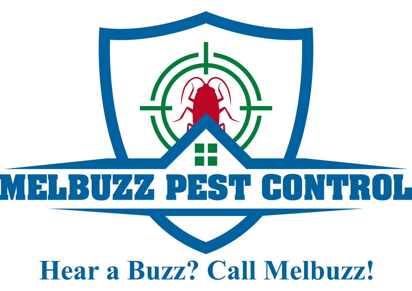 MelBuzz Pest Control logo featuring