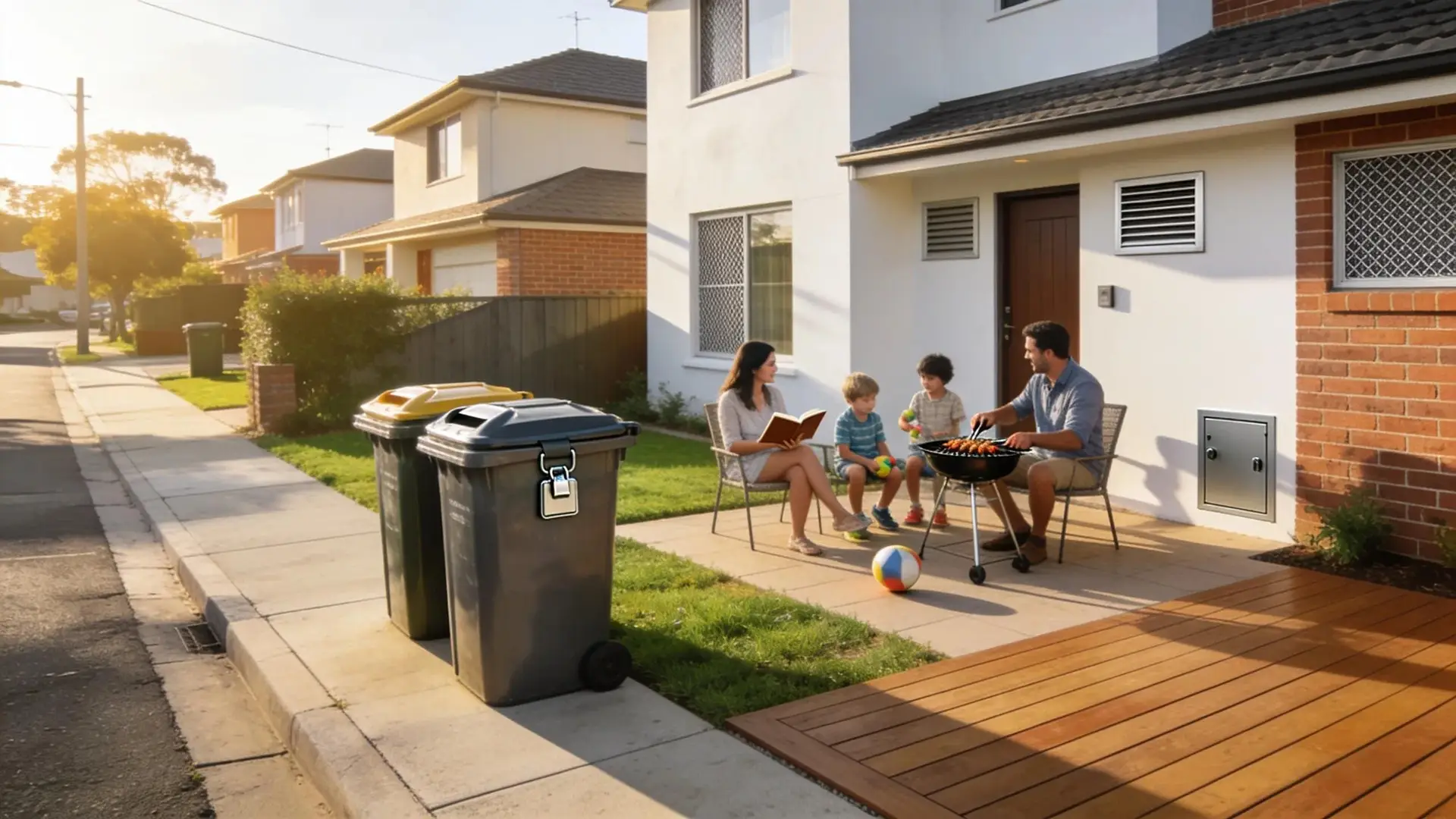 Melbourne residential area with effective rodent control measures